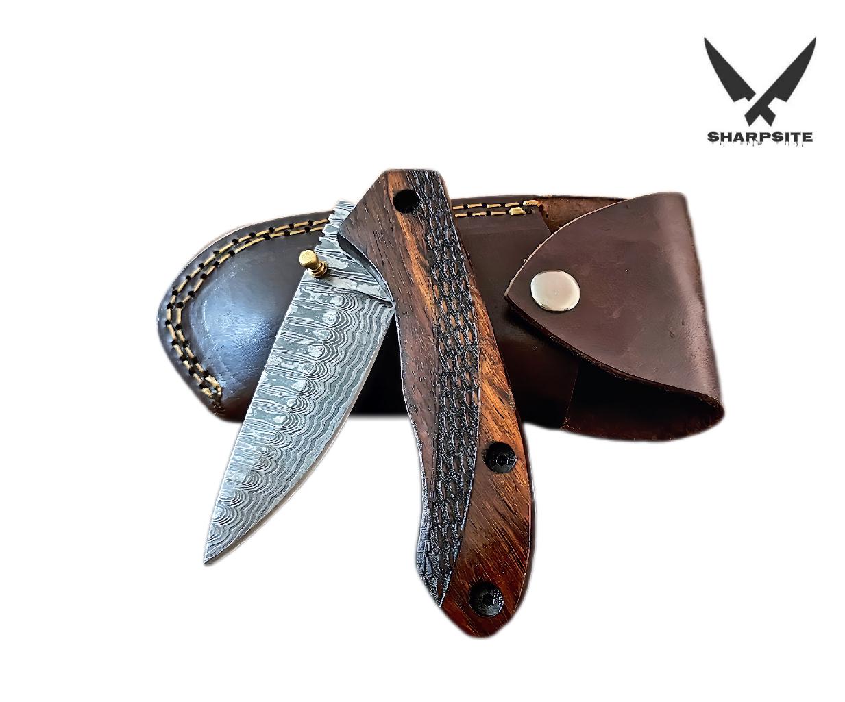 Venomstrike Damascus Pocket Knife (SS-PO04)