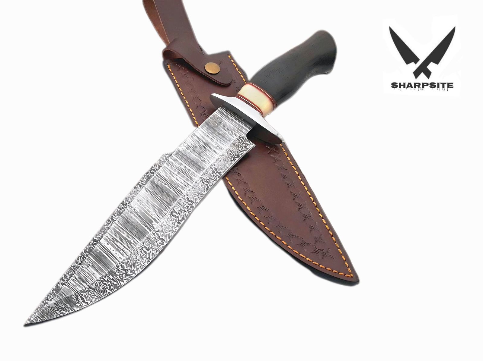 Warrior’s Call Damascus Bowie Knife (SS-BW04)