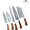 Dynamic Handmade Damascus Chef Set (SS-CS03)