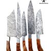 Dynamic Handmade Damascus Chef Set (SS-CS03) - Image 2