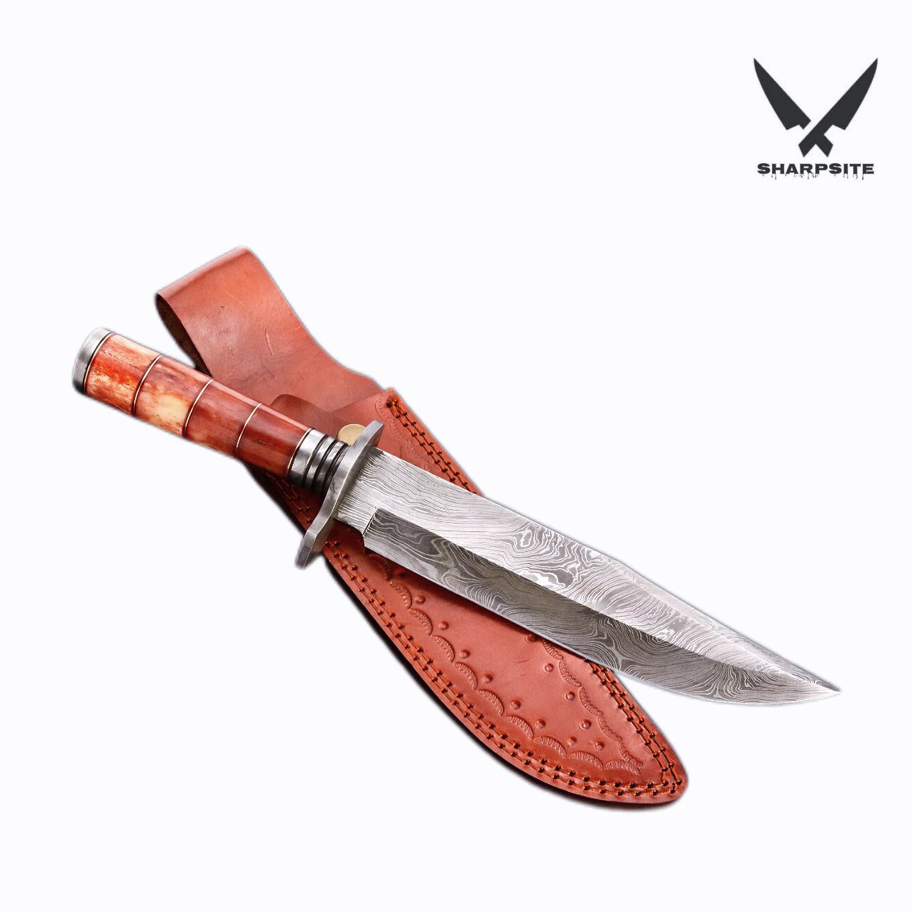 Renegade Damascus Bowie Knife (SS-BW01)